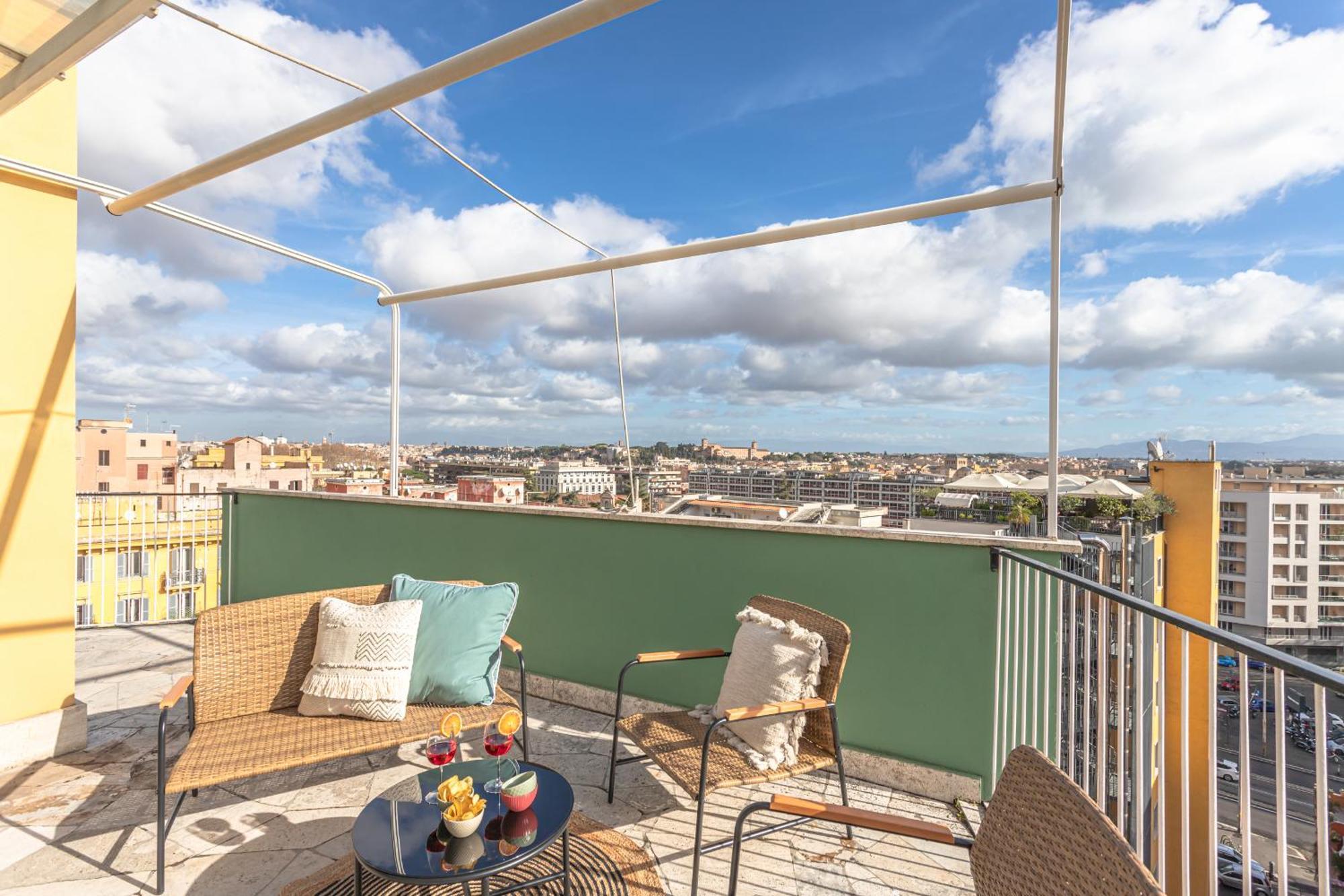 Apartamento Viola Penthouse With Rome Panoramic View Exterior foto